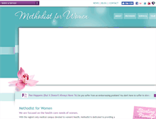 Tablet Screenshot of methodistforwomen.com
